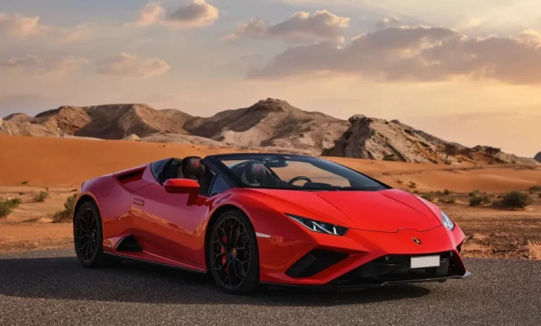 Lamborghini Huracan Evo Spyder 2022 (Red)