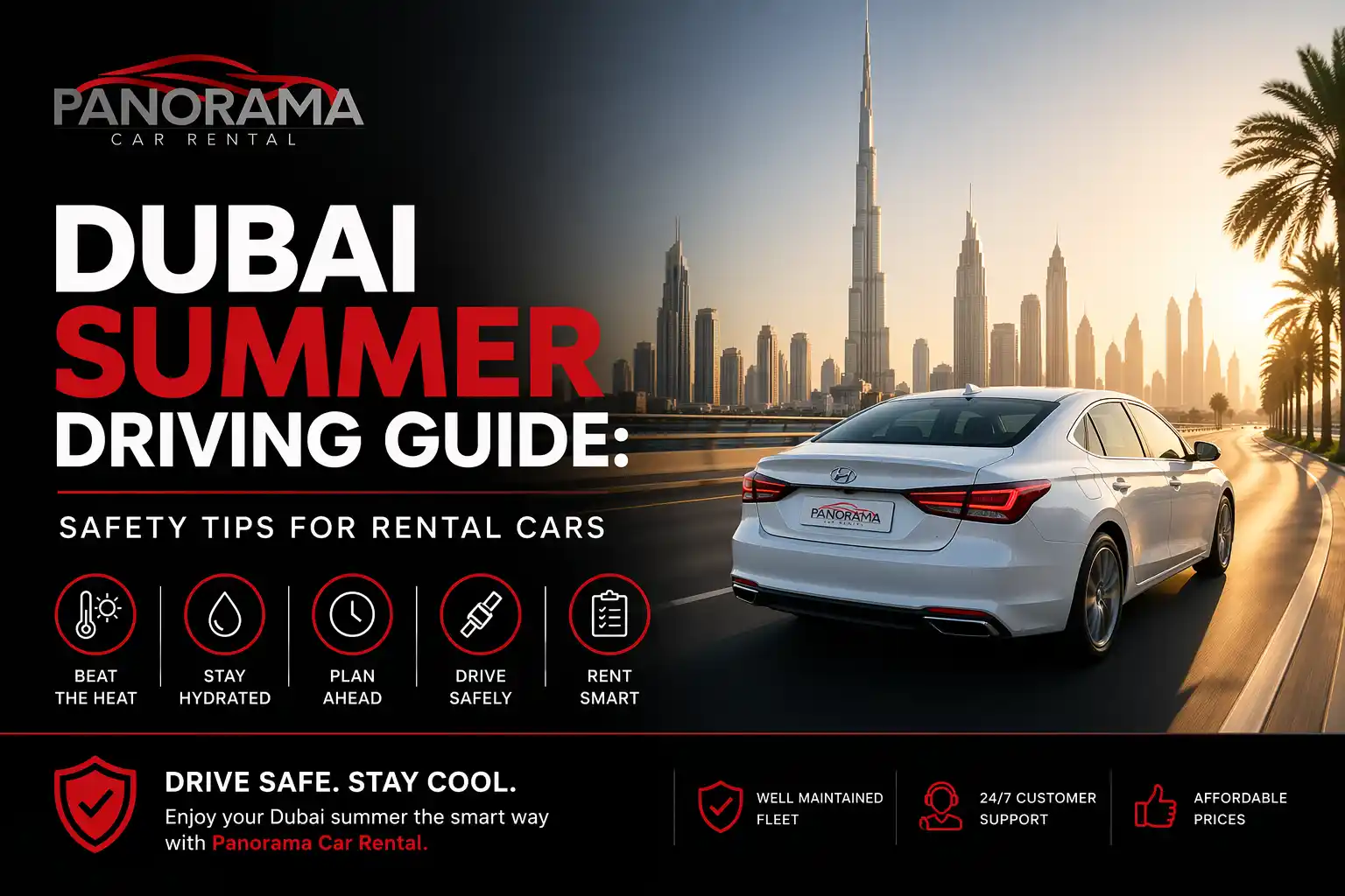 Dubai Summer Driving Guide Safety Tips for Rental Cars