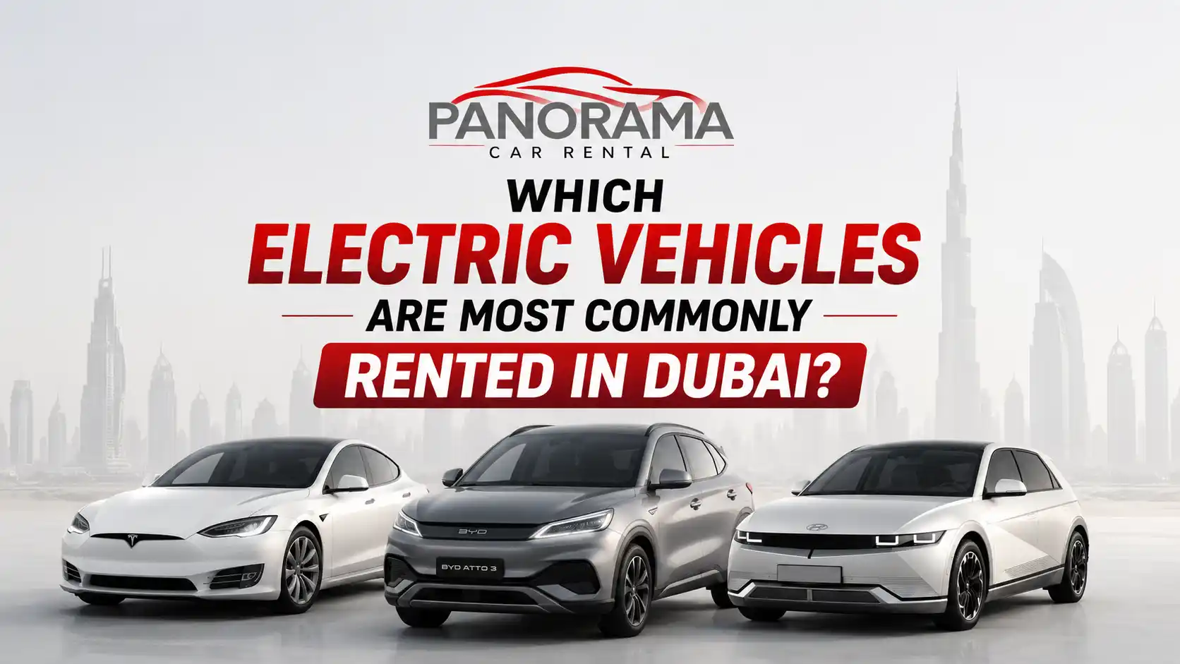 Which Electric Vehicles Are Most Commonly Rented in Dubai 