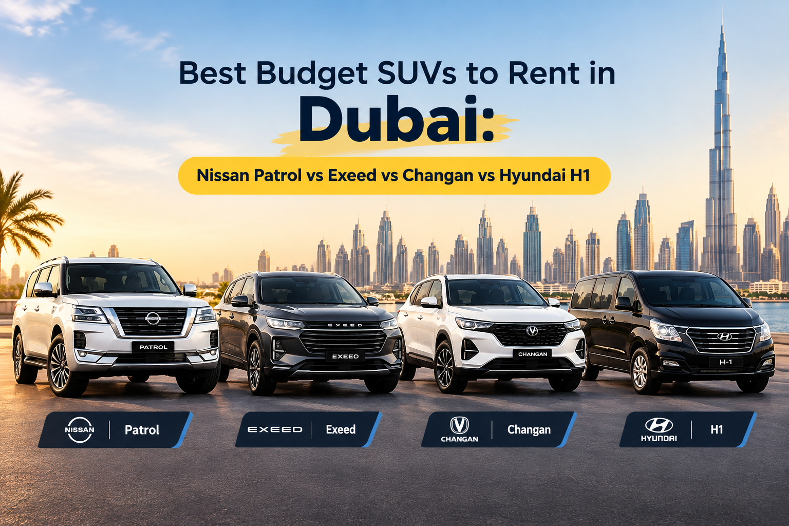 Best Budget SUVs to Rent in Dubai
